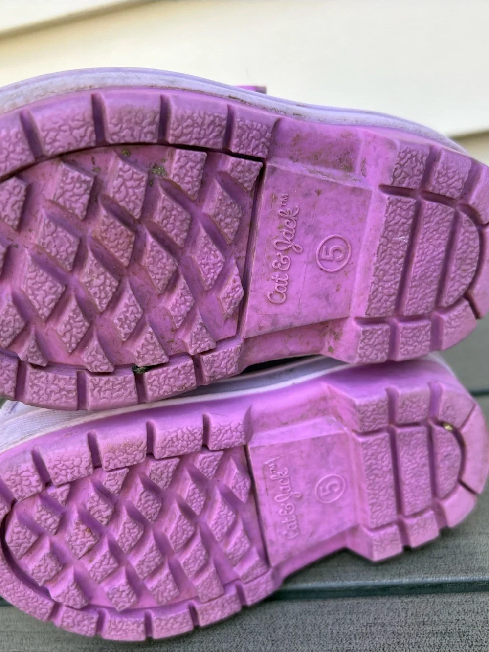 Cat & Jack Lavender Faux-Fur Lined Kids Snow Boots